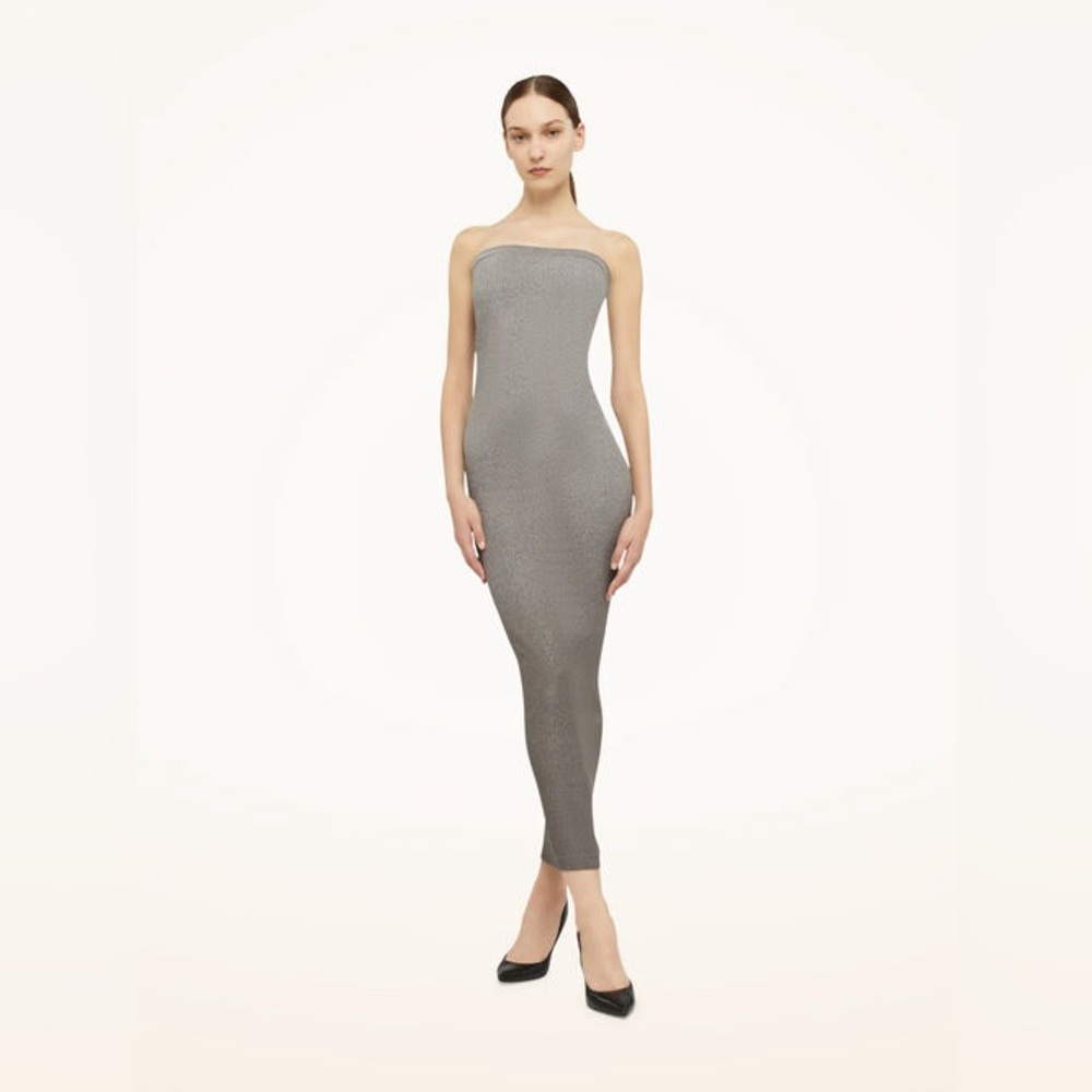 Wolford Fatal Dress Black Metallic Shine XS - Picture 7 of 7